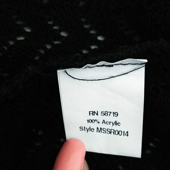 Notations Open front short sleeve Cardigan - Picture 4 of 4